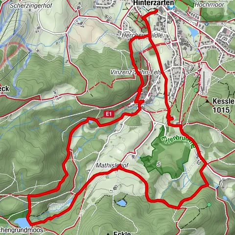 Mystischer Weg zum Mathisleweiher