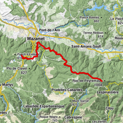 Tour du Tarn à cheval : Peyremaux / Mazamet