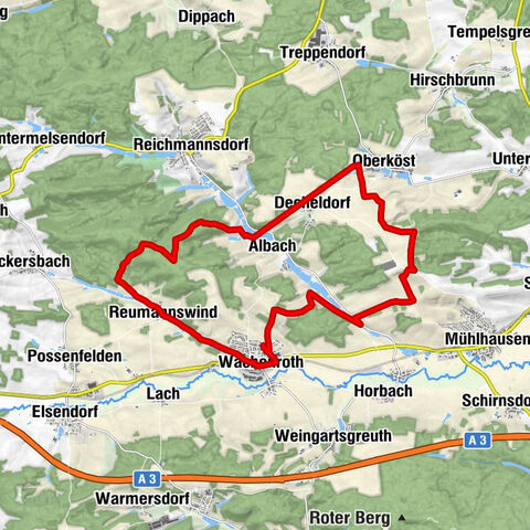 Wachenroth  -  11 km